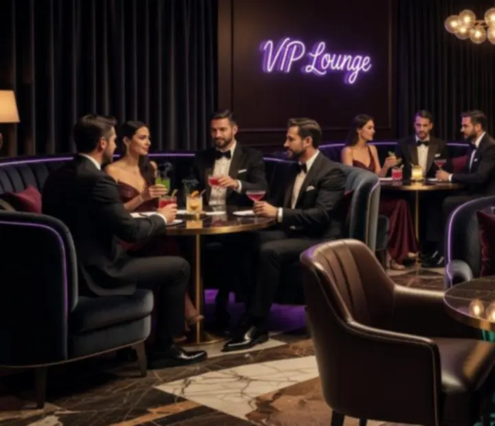 VIP večer v CasaResto s výhledem na bar a lounge zónu